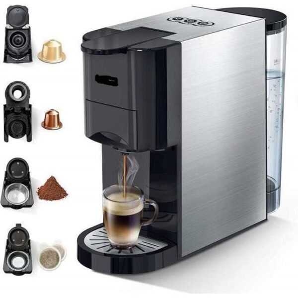 TIREXX MACHINE A CAFE 4EN1 MULTI CAPSULE 20bar 1450w caf1500 -argent