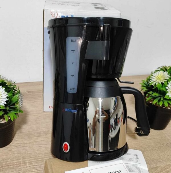 Machine à café 10 tasses avec Thermos inox Rhinos