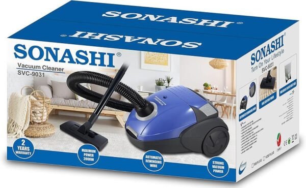 Aspirateur 2000W - 1.5L - Bleu SVC-9031 SONASHI – Image 7