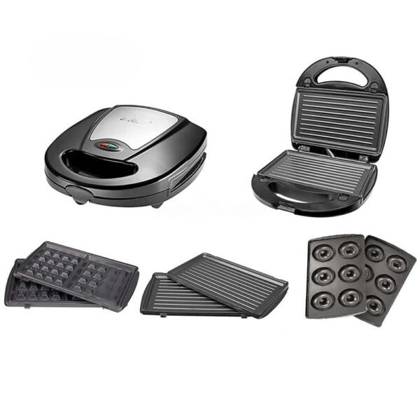 Panineuse 3 En 1 " Donut - Gaufre - Panineuse '' Sonashi SSM-861