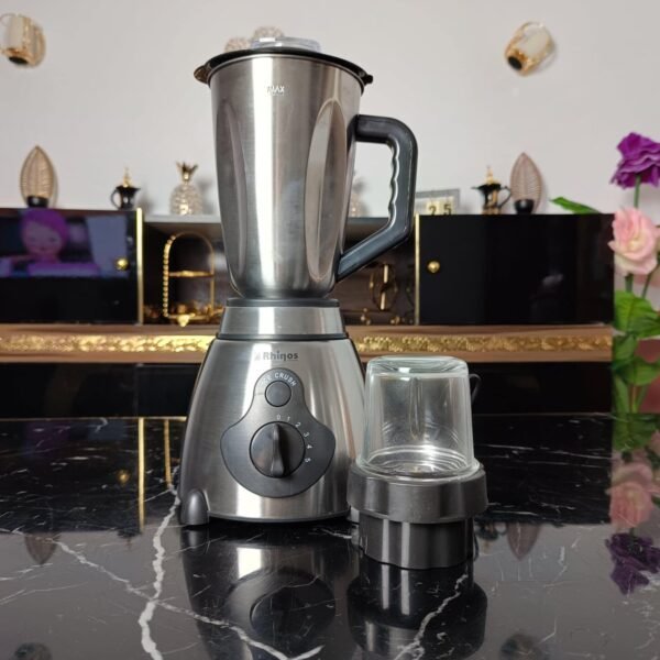 Blender inox 2 en 1 - 1.5L - 1000W - 06 Lames Rhinos
